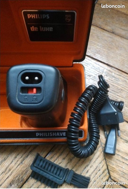 Rasoir électrique Vintage PHILIPS Philishave De Luxe Des Années 70 - Occasion - Pour Collection Ou Usage