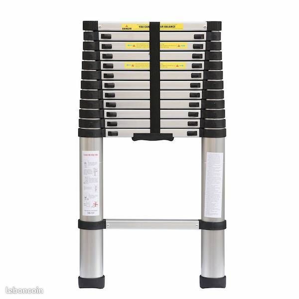 Echelle Telescopique Alu 3,80m - NEUVE - Livraison gratuite en Europe ⭐⭐⭐ (image 3)
