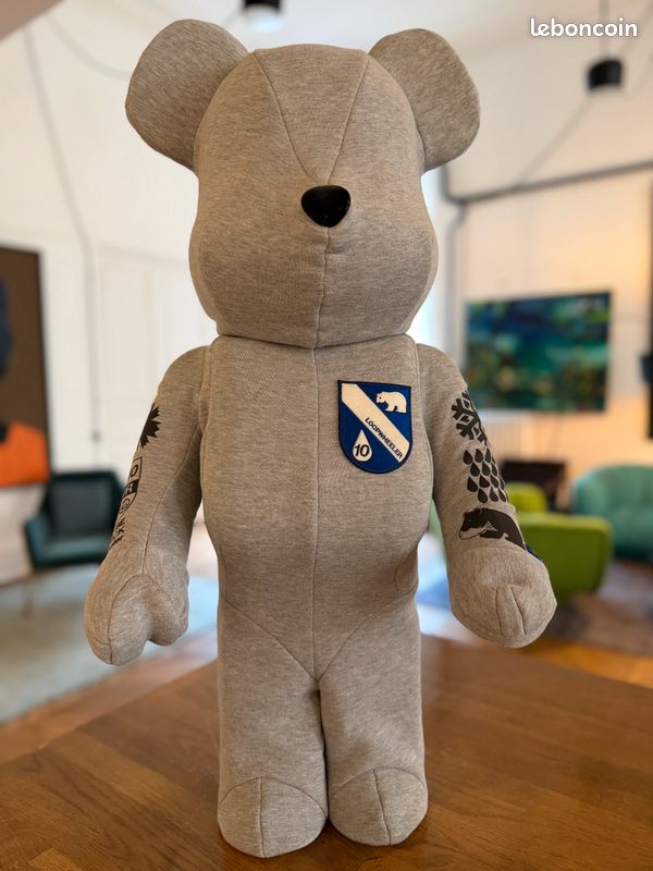 Bearbrick 1000% Loopwheeler Medicom 2009 - Figurine Collector Neuve - Boîte Ouverte
