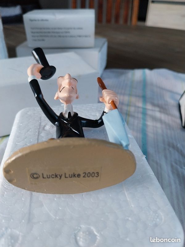 Boite Mystere Figurine Lucky Luke Docteur Doxey - Résine, Collection Intégrale Atlas, Occasion Lucky Luke Le Cavalier Blanc