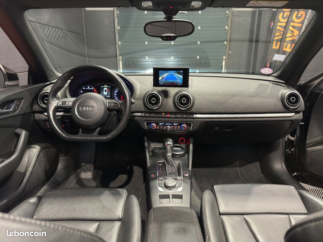 AUDI A3 CABRIOLET 1.8 TFSI 180CH AMBITION LUXE S-TRONIC - S LINE - CUIR - JA 18" - CAMERA RECUL - REGULATEUR ADAPTATIf (image 3)