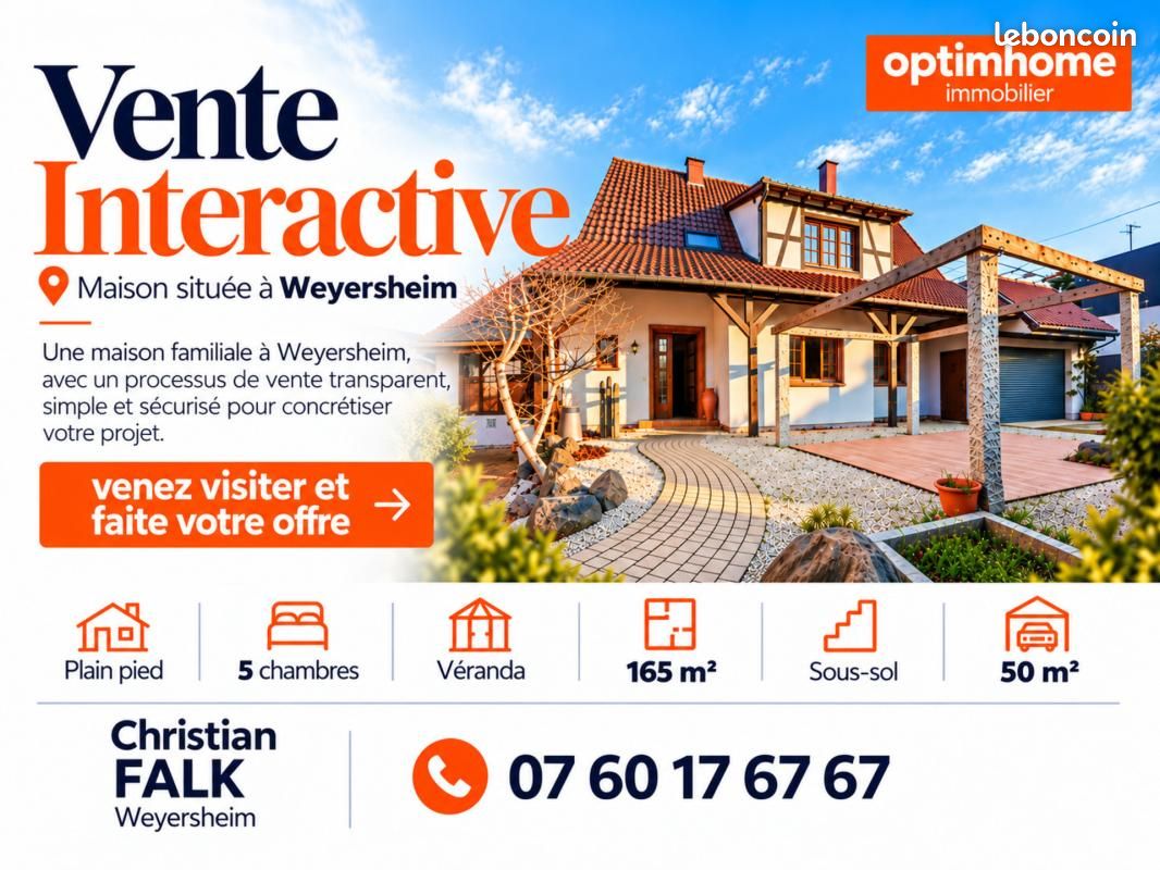 Maison 7 pièces 165 m² · à Weyersheim · 165 m² · 295 000 €