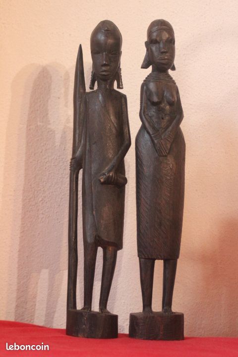 Couple grandes Statues africaines (image 2)