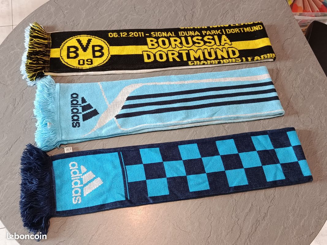 Echarpe de supporter Jaune Olympique Marseille Retro 90'S