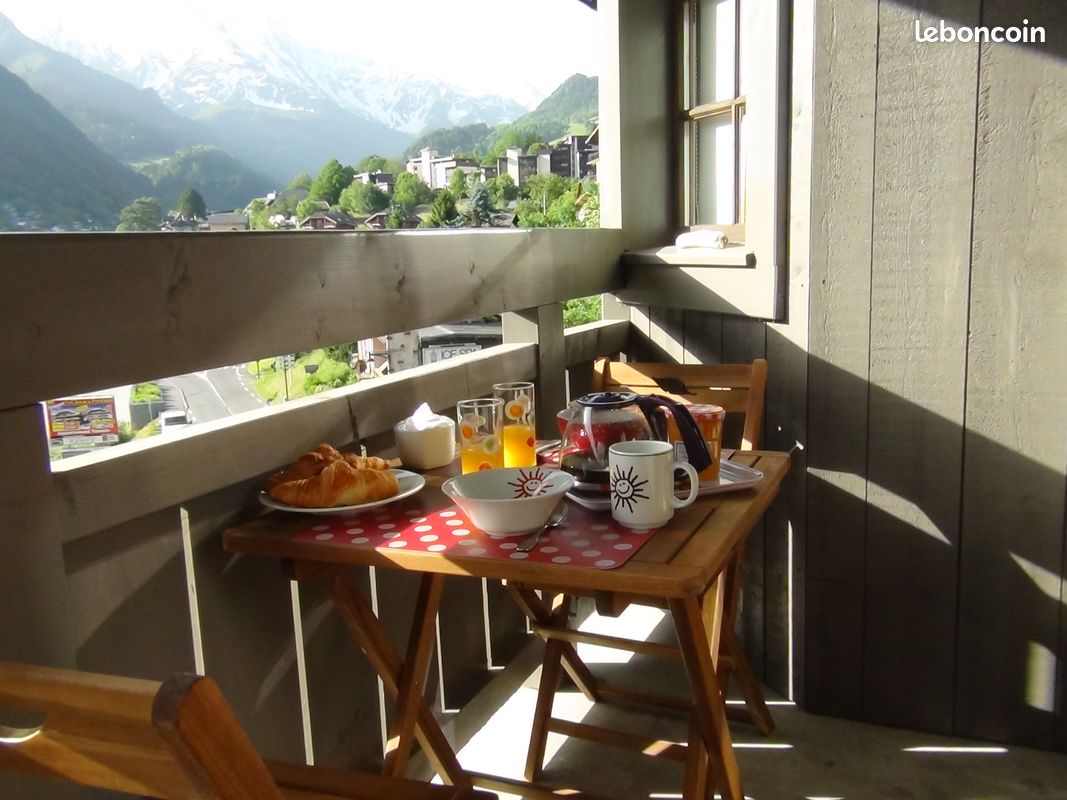 Appartement T2 classé 3*, avec garage, 200 m télécabine, vue Massif du Mont-Blanc (image 1)