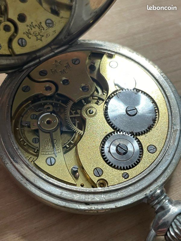 Cadran De Montre De Poche Antique - Marque Columbia, Diamètre 34 Mm - Pour Collection Ou Réparation