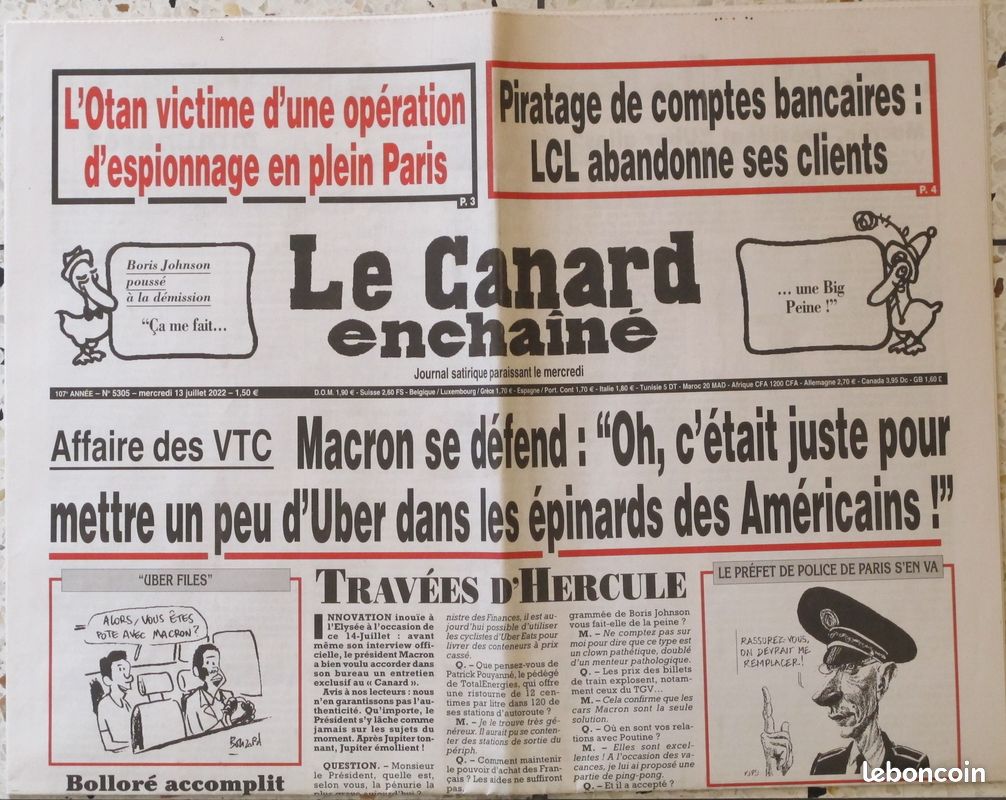 Le Canard Enchaîné 5305 (image 1)