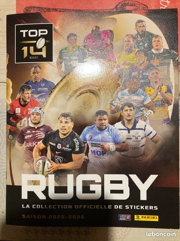 Collection Complète Panini Top 14 Rugby 2024/2025 Avec Album Vide - Neuf Sous Blister - Vignettes à Coller