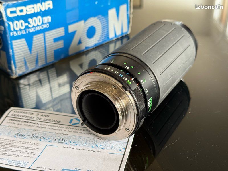 Objectif Cosina 100-300 Mm F5.6-6.7 AF MACRO Pour Sony Alpha / Minolta, Neuf