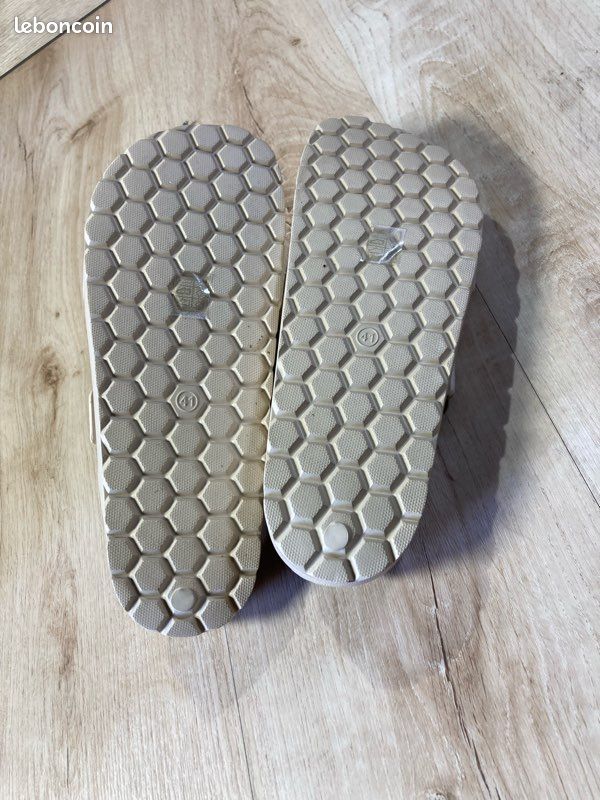 Sandales beige double bride 41 (image 3)