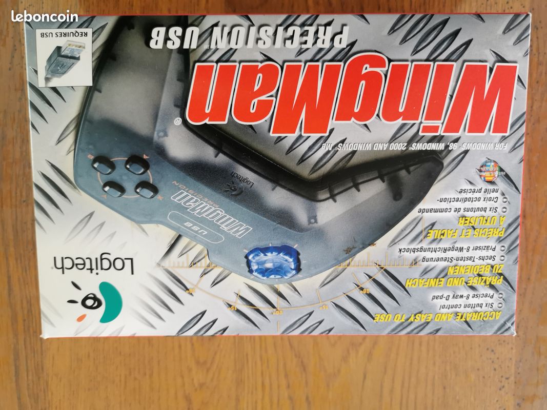 Manette Logitech Wingman Vintage – PC, Connectique VGA – Occasion