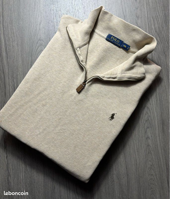 Pull Long Col Roulé Beige Lauren Vidal - Taille XXL (2XL) - Neuf Avec étiquette (Prix D'origine 152€)