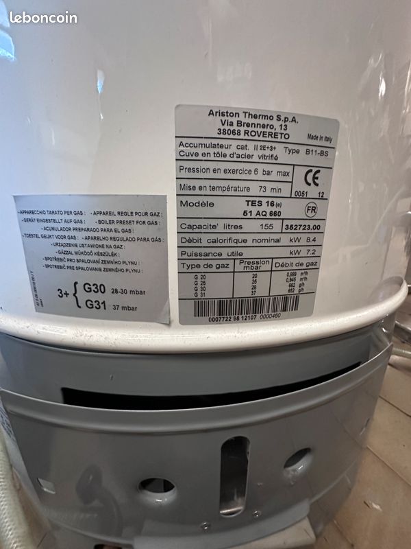 Ensemble Chaudière DTG 130 25 eco nox plus + Ballon Styx TES 16 51 AQ 660Ballon Styx (image 4)