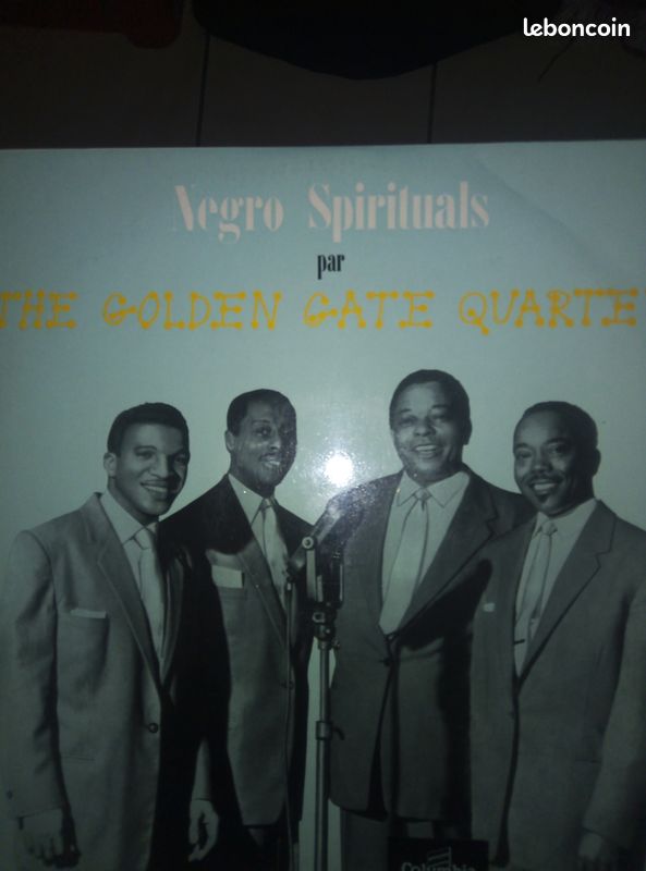 33t vinyle NEGRO SPIRITUALS par THE GOLDEN GATE QUARTET. TBE (image 1)