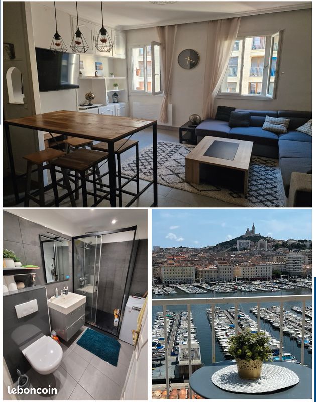 Appartement 3 pièces 55 m² · à Marseille · 55 m² · 1 200 €