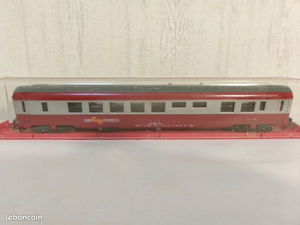 Lot De 3 Voitures Voyageurs Jouef HO Gril Express Réf 8682, M23, Occasion
