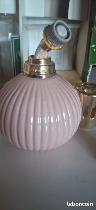 Lampe Berger en opaline rose, complète