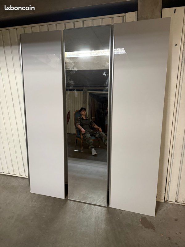 Lot de 3 portes IKEA Pax 50x199 (image 1)