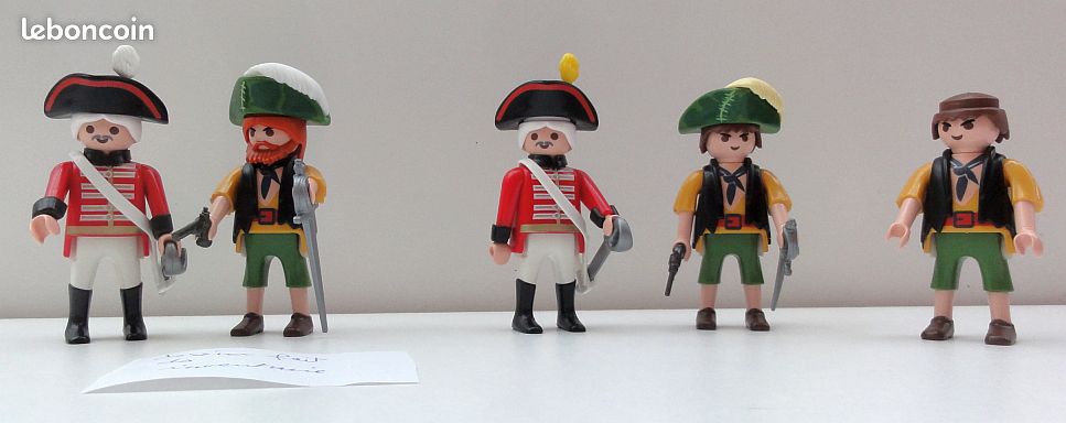 Figurine PLAYMOBIL Pirate - 2 Soldats Et Un Roi - Neuf - Pour Compléter Ton Univers De Pirates
