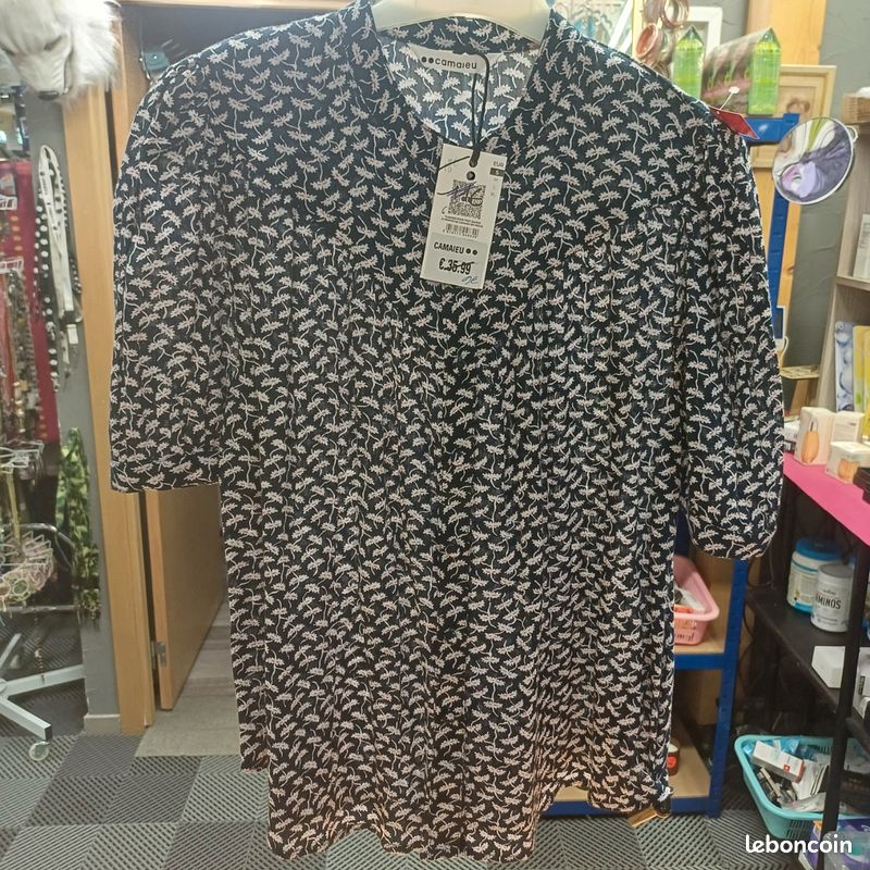 Blouse Légère coton à Motif camaieu S. 4298 (image 1)