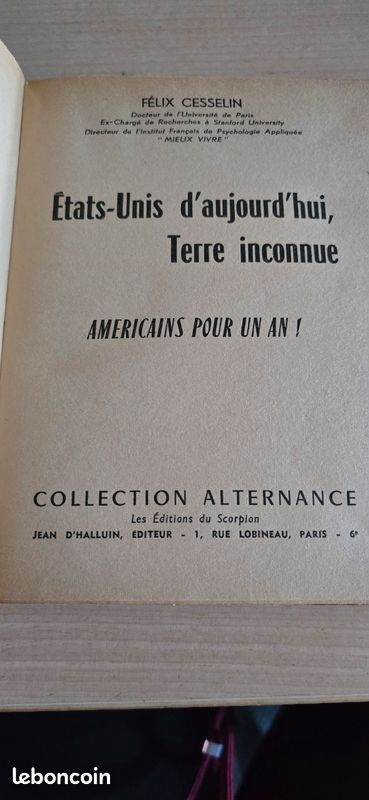 Livre ancien 1959. Sachez tout sur Etats Unus d’aujourd’hui. Terre inconnue. 17-1 (image 2)