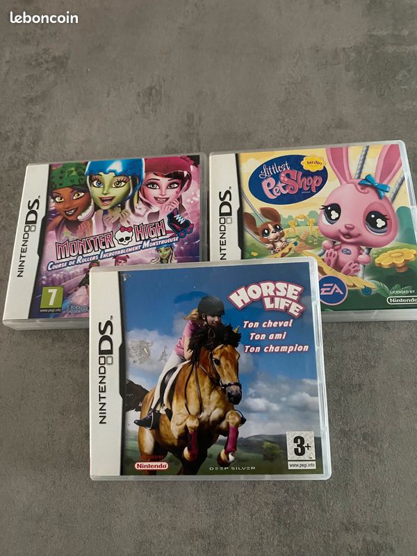 Lot de 3 Jeux Nintendo DS (image 1)