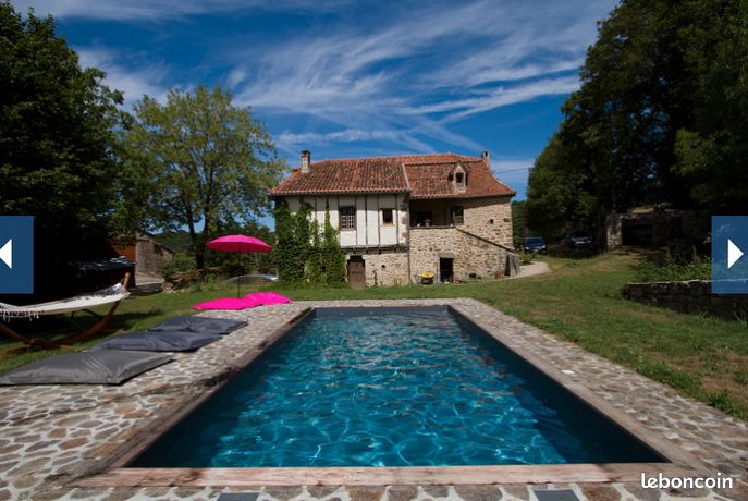Quercy : Maison de campagne avec piscine