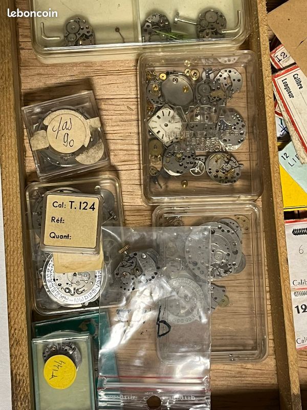 Lot De Pièces Détachées Pour Montres LIP 148 - Occasion, Idéal Pour Réparation Ou Collection