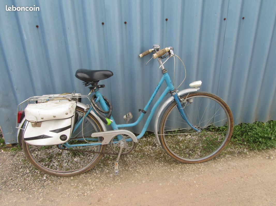 Porte-Bagages Vélo Vintage Avec Sacoches – Eroica – Fabriqué En France – Années 40/50