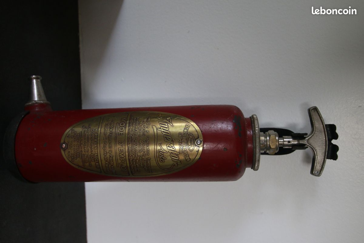 Extincteur Automatique Gevelot Ancien Et Rare - Occasion, Pièce De Collection Pour Passionnés Ou Décoration Vintage !