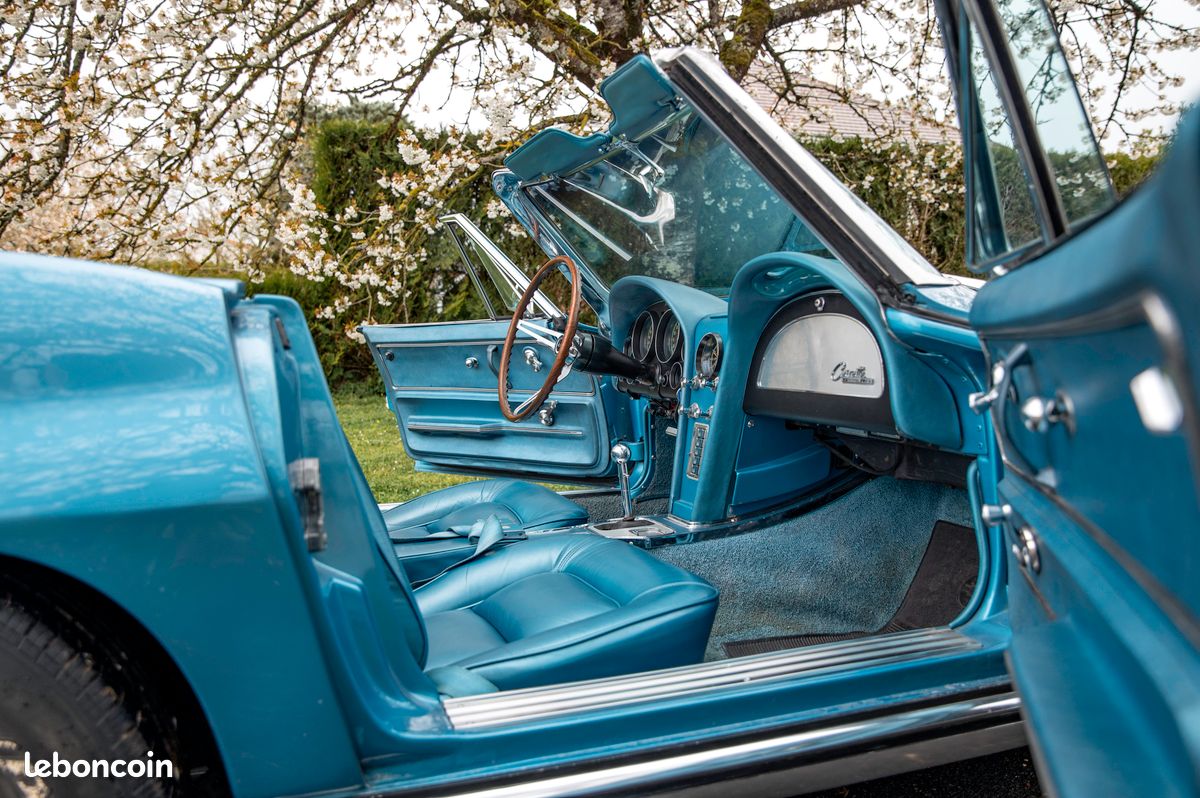 Chevrolet Corvette C2 Cabriolet Stingray 1965 - Hard Top - matching numbers - Garantie (image 8)