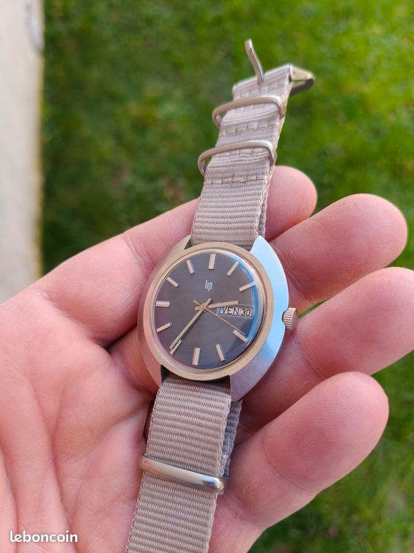 Montre LIP Homme Vintage Années 50 - Elle Fonctionne, à Réviser, Bracelet Original