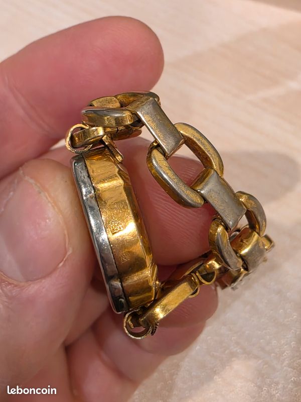 Montre Mécanique Vintage Pour Femme Medana - Plaquée Or, 17 Rubis - Pour Réparation Ou Collection