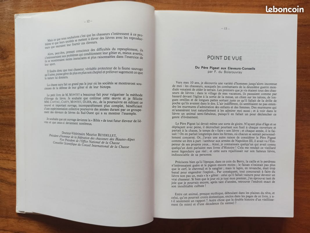 Comment créer et conduire un élevage de lièvres. Bernard Olier et Pierre Montet. Éditions La maison rustique / Société Nouvelle France-Gibier. 1987. Septième édition (image 12)