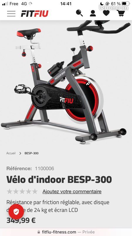 Bicicleta Indoor Bicicleta De Spinning Fitfiu Indoor Velo Fitfiu