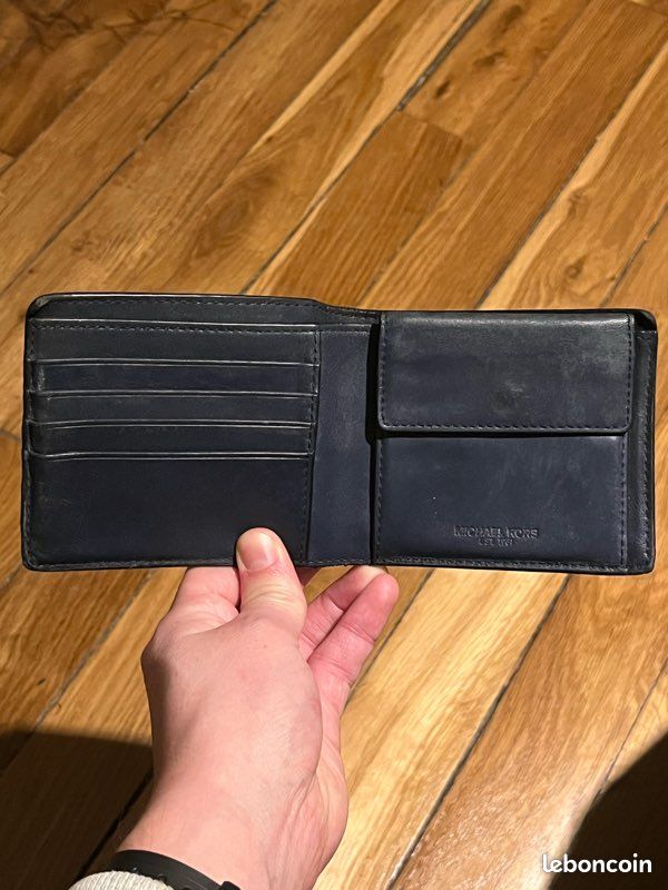 Portefeuille bleu Michael Kors (image 1)