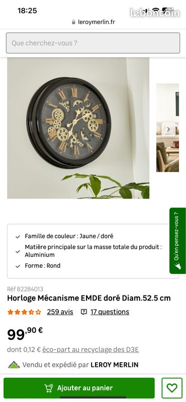 Horloge Mécanisme (image 3)