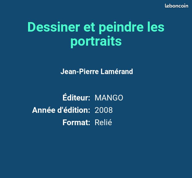 Dessiner et peindre les portraits - Jean-Pierre Lamérand (image 2)