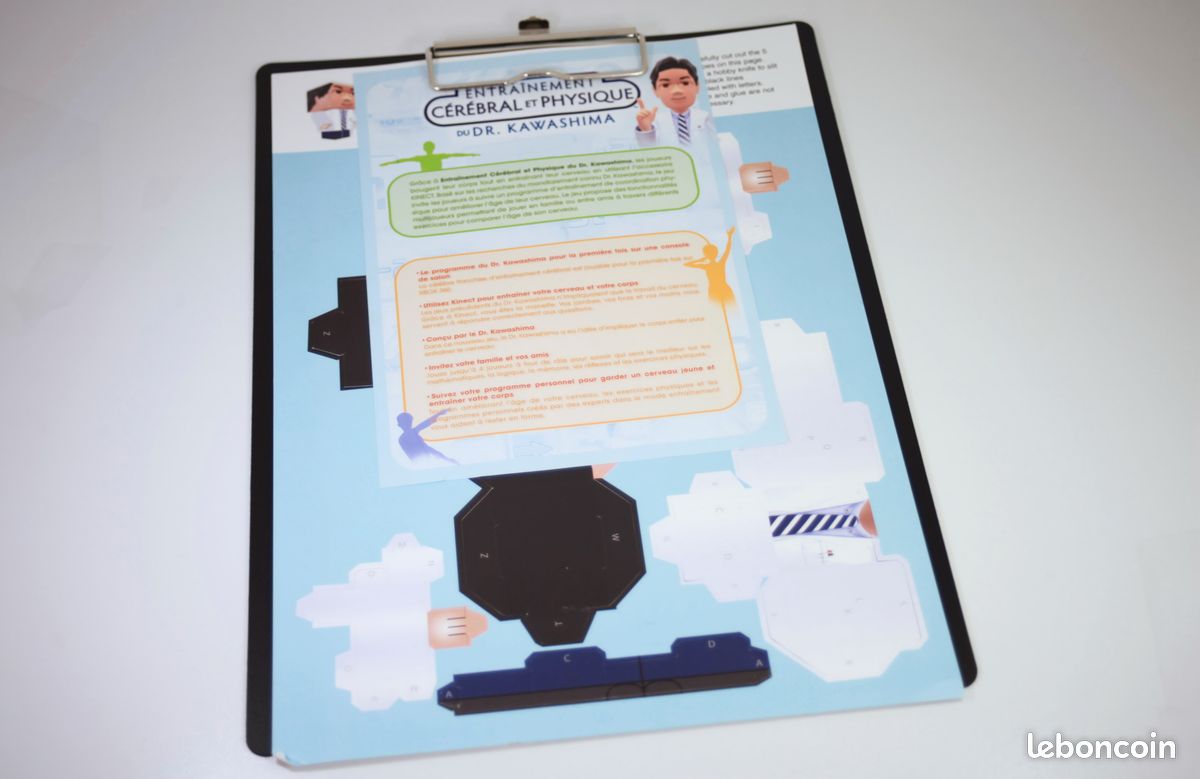 Docteur kawashima limited edition clipboard Nintendo DS Jeux vidéo