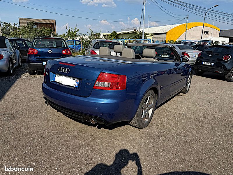 Audi A4 CABRIOLET 3.0 V6 220CH MULTITRONIC (image 5)