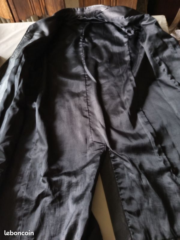 Manteau simili cuir T 38 (image 7)