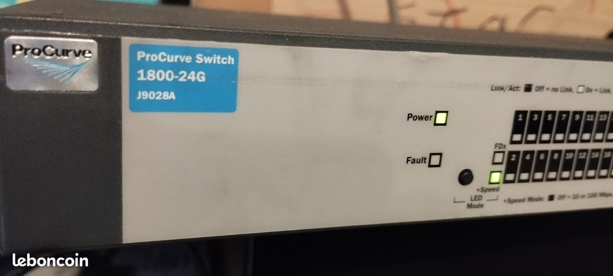 HP Procurve Switch 1800-24G J9028A (image 1)
