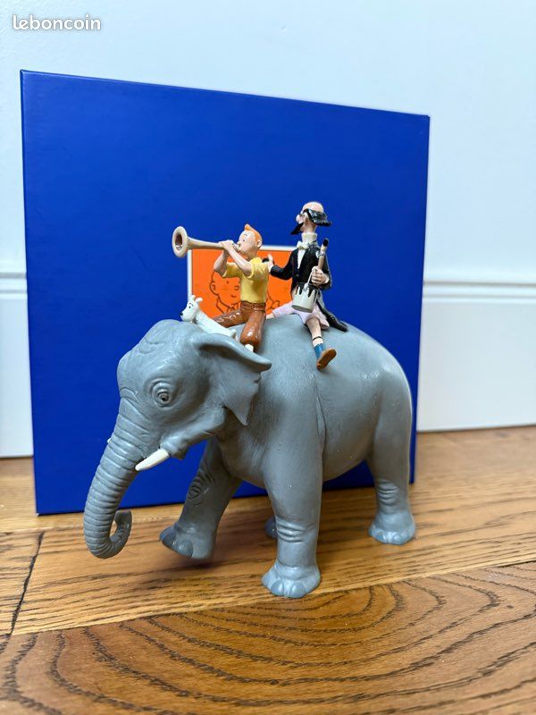 Figurine Tintin Hergé Moulinsart N°46904 - Caisse Les Cigares Du Pharaon 1998