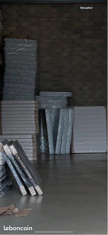 Vente matelas + sommier (140x190) 1 (image 4)