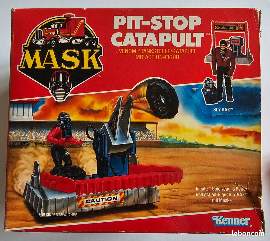 MASK M.A.S.K Pit stop catapult complet en boîte (sans insert), notice (image 15)