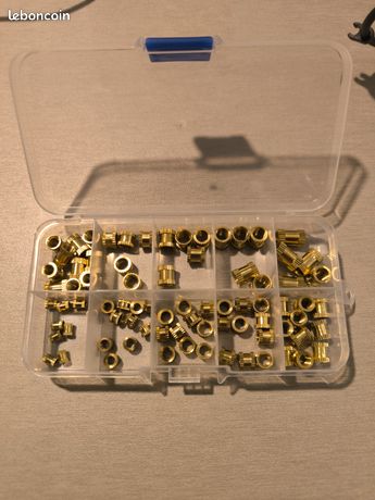 50 Entretoises En Laiton Pour PCB – M2x3x7mm – Filetage Femme Droit