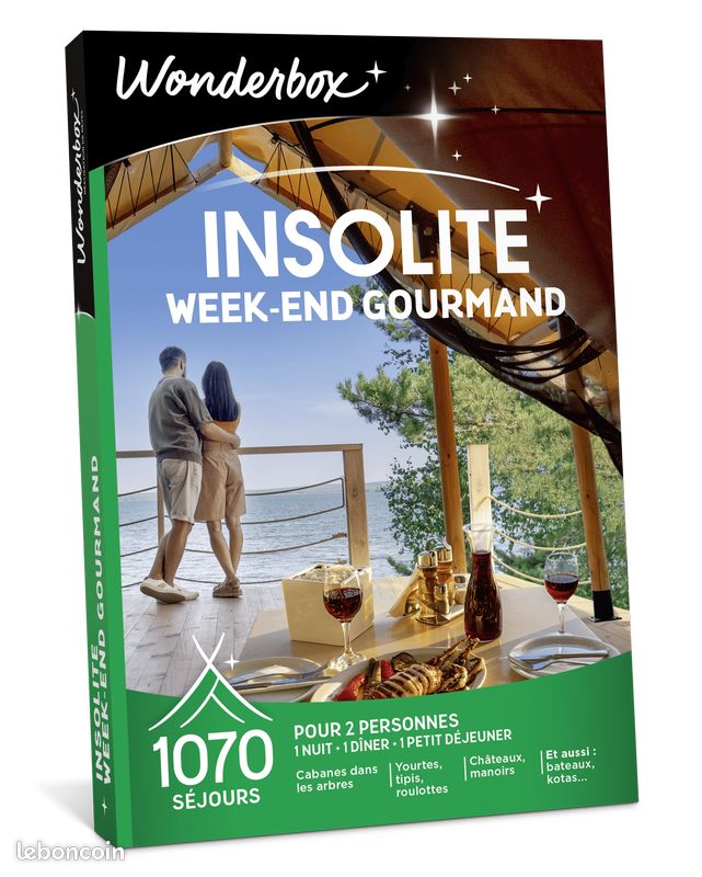 Coffret Smartbox Week-end Insolite Pour 2 Avec Dîner Et Petit-déjeuner