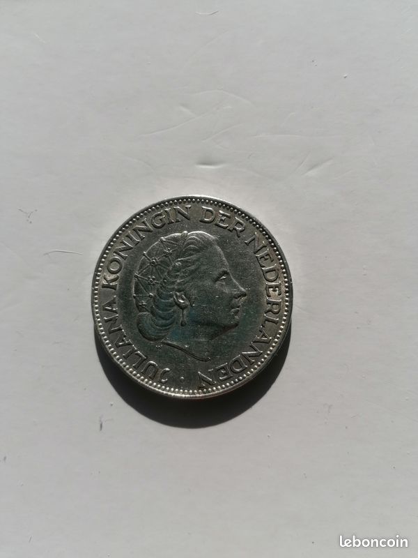 Monnaie Nederland 2 1/2 G année 1961 (image 2)