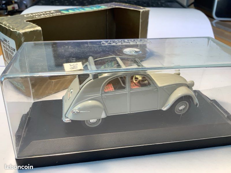 Modellino Citroen 2CV 1956 Grigio – Vitesse 1/43, Edizione Belgio, Ref 23304