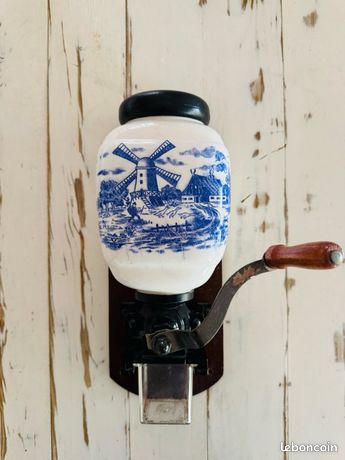 JOLI ANCIEN MOULIN A CAFE MURAL TREMIE DECOR DE MOULINS BLEUS Incomplet Deco D Imgx1200 2711